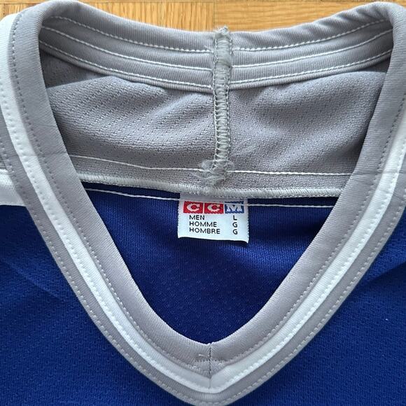 Vintage Sudbury Wolves CCM Maska Air Knit Hockey Jersey Minor League Moose - Picture 3 of 6